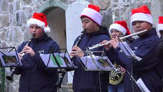 Halden skolemusikkorps. Julekonsert Fredriksten festning 2022.