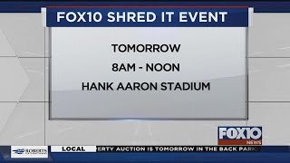 FOX10 Shred Event