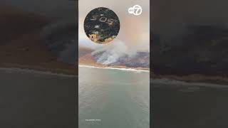 SOS flare from shipwrecked mariner may have sparked 16,000-acre fire on Santa Rosa Island, USCG says