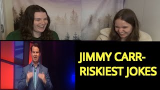 UNI STUDENTS REACT: Jimmy Carr's RISKIEST Jokes! VOL 1 (unblocked on 4/12/2021)