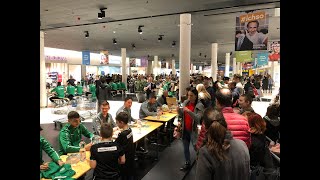 Riesiger Ansturm: Autogrammstunde mit der ganzen Mannschaft des FC St. Gallen in der Shopping Arena