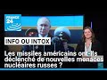 Missiles ATACMS tirés par Kiev : Poutine a t-il agité la menace nucléaire après l'annonce de Biden ?