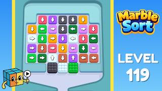 Marble Sort Level 119 Walkthrough Solution