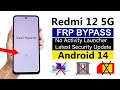 Redmi 12 5G Google Account Remove - (No Second Space) 100% New Method💥Without PC