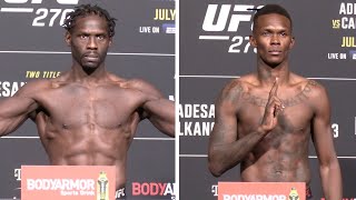 UFC 276 OFFICIAL WEIGH-INS: Adesanya vs Cannonier