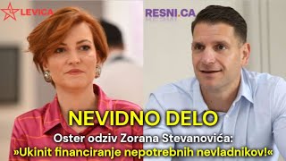 Resnica o NEVIDNEM DELU za samozaposlene – Zoran Stevanović razgali vlogo nevladnikov