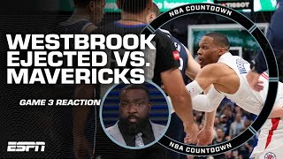 Perk reacts to Russell Westbrook's ejection: 'That won't work against Luka!' | N