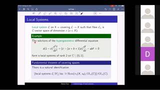 Moritz Kerz – Cohomology of local systems (Minkowski Lecture)