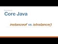 instanceof vs isInstance() in Java