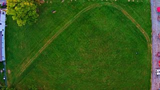 Forgotten Wright Earthworks in Newark, Ohio - Aerial View