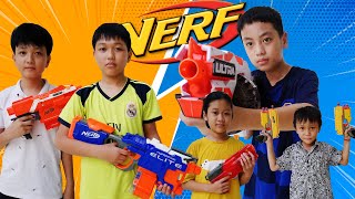 Nerf Gun Battle Thi Đấu Súng Nerf - Bắn Súng Nerf | Ku Nhân