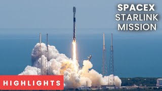 SpaceX Starlink 4 21 Mission   Falcon 9 Rocket Launch and Landing