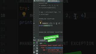 Exceptions in Python(Fix the error with ease)