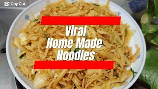 সহজেই বাসায় নুডলস  তৈরি করে ফেলুন।।। Easy Homemade Noodles।Noodles recipe..