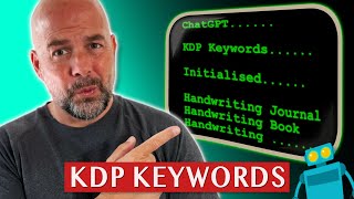 Find KDP Low Content Book Keywords with AI - ChatGPT