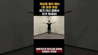 걷기대신 집에서 해보세요! [3탄] 나잇살 빠지고 단단한 근육이 생깁니다. [실내 유산소운동, 홈트레이닝, 내장지방, 체지방줄이는법]