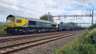 Freightliner 66528 Passing Tilehurst East Junction