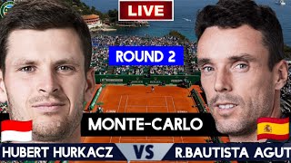 Hurkacz vs Agut Live Stream | ATP Monte Carlo 2024 | Hubert Hurkacz vs Roberto Bautista Agut Live