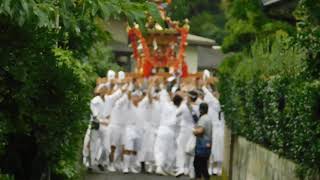 20190701－105波左間諏訪神社祭礼神輿渡御