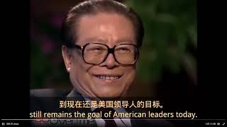 江泽民背诵葛底斯堡演說 Jiang Zemin recited the Gettysburg Address