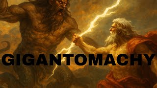The Olympian gods almost lost the Gigantomachy war. Gods vs Giants