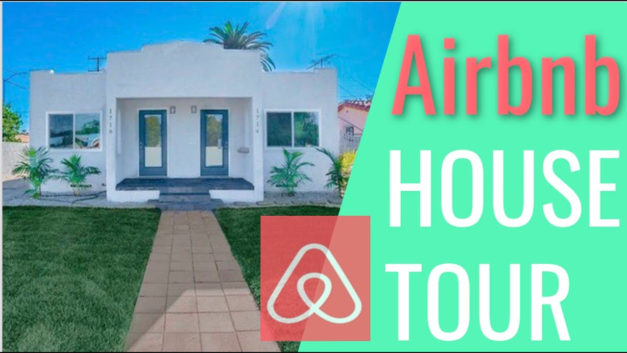 OUR NEW AIRBNB | Airbnb House Tour - YouTube