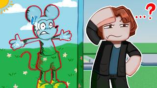 MICKEY plays ROBLOX PAINT AND SEEK