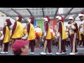 USC Band Entrance Union Square San Francisco California 2014