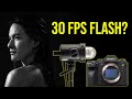 Chasing 30 frames per second with Sony A1 and Godox P2400 Flash