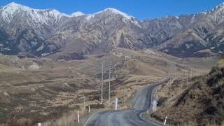 New Zealand SH 73 - scenic view (Canterbury to West Coast)