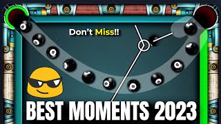 8 Ball Pool Rewind 2023 - Best WTF / INSANE / FUNNY \u0026 Epic Moments - Level 999 Shots - GamingWithK