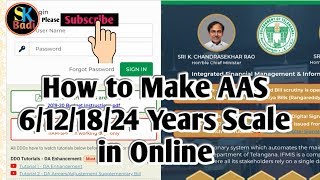 How to Make AAS 6 12 18 24 Years Scale Bill on Online || SKBADI