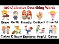 100+Adjectives To Describe Parsanality & Character | Adjectives words For biggeners | English Words