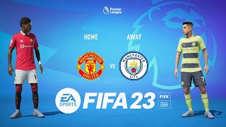 FIFA 23 PS5 - Manchester United vs Manchester City  | Premier League 2022/23 | [4k] Gameplay