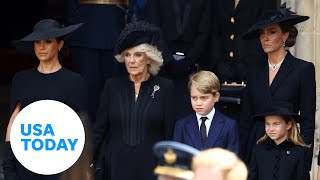 Princess Charlotte, Duchess Meghan attend Queen Elizabeth II's funeral | USA TODAY