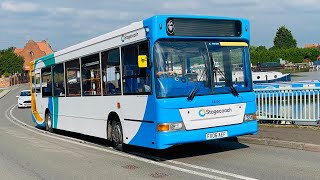 Stagecoach Bus Gainsborough 34850 At West Stockwith On 97 From Redford To Gainsborough