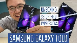Samsung Galaxy Fold Unboxing Setup, Walkthrough & First Impressions! Foldable Tech is HERE!