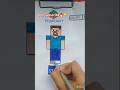 How to Draw Steve from Minecraft (Easy!)