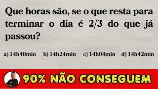 PROBLEMA DE MATEMÁTICA BÁSICA QUE 90% NÃO CONSEGUEM | Prof Robson Liers