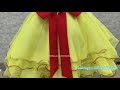 vestido infantil temático branca de neve