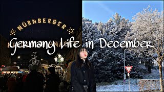 VLOG #02 | Germany Life in December 🎅 | 독일 교환학생 일상 | 뉘른베르크 크리스마스 마켓 | 시험기간 | 독일에서 팀플하기