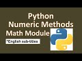 Python Numerical Methods-Python Math-Python Numerical Computing-Python Mathematical Programming-Math