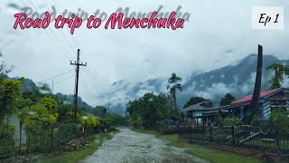 Ep:1 Trip to Menchuka | adventurous ride | scary road condition | Missamari to Aalo