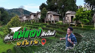 10 ที่เที่ยว-ที่นอน-ที่กิน อ.แม่แตง เชียงใหม่ เที่ยวตามได้ครบใน 1 วัน
