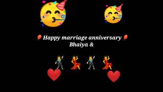 happy #marriage #anniversary  #wishes #bhaiya \u0026 #bhabhi