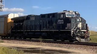 Perfect Meet! CN Trains Meet Near Waverley Street w/ CN’s IC Heritage Unit CN 3008! (8/31/2021)