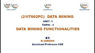 UNIT-1_DATA MINING FUNCTIONALITIES