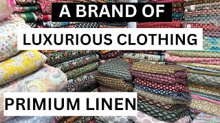 LUXURIOUS CLOTHING FABRIC MANUFACTURER | PRIMIUM LINEN FABRIC | COTTON FABRIC MANUFACTURER IN SURAT