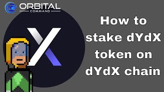 Tutorial: How to stake dYdX on dYdX chain