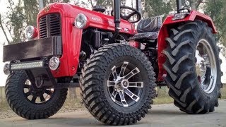 Massey Ferguson 1035 DI tractor looks like Luxury Red Ferrari Car